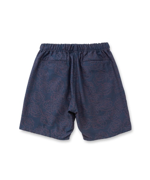 CALEE（キャリー）の「ROSE PATTERN JACQUARD EASY SHORTS（その他パンツ・メンズ・ネイビー・MEDIUM/LARGE/X-LARGE）」の3枚目の写真