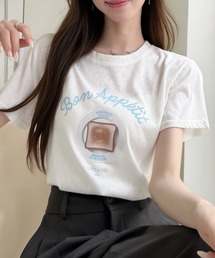 トースト グラフィック レトロ Tシャツ