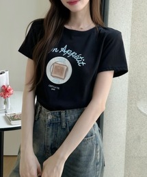 トースト グラフィック レトロ Tシャツ