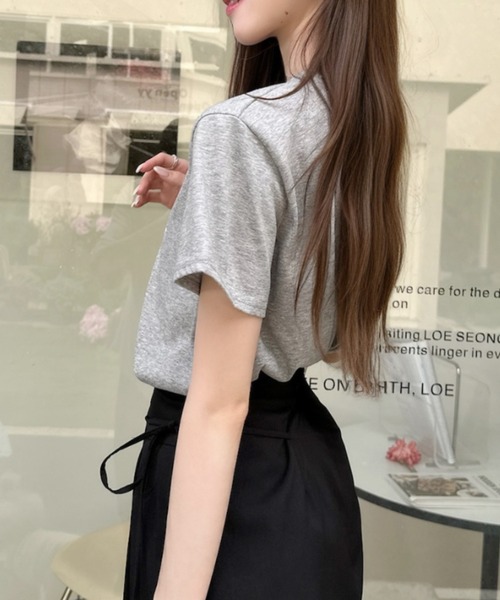 Ada.(エイダ)の「トースト グラフィック レトロ Tシャツ(Tシャツ/カットソー・レディース・ピンク/イエロー/グレー/ブラック/ホワイト・FREE)」の13枚目の写真
