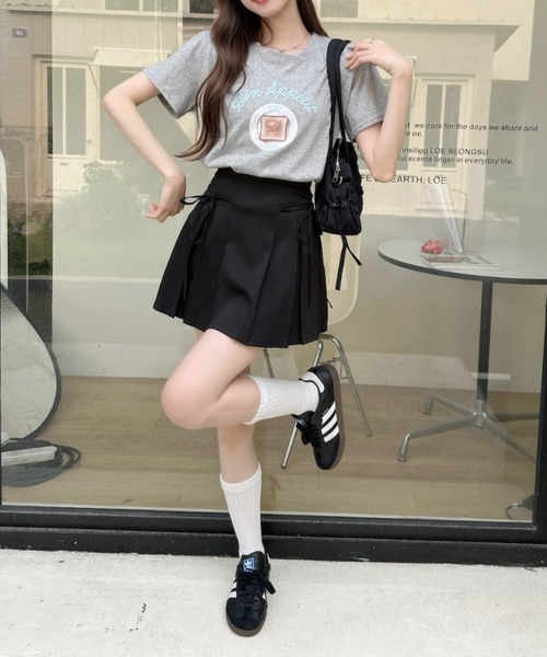 Ada.(エイダ)の「トースト グラフィック レトロ Tシャツ(Tシャツ/カットソー・レディース・ピンク/イエロー/グレー/ブラック/ホワイト・FREE)」の15枚目の写真