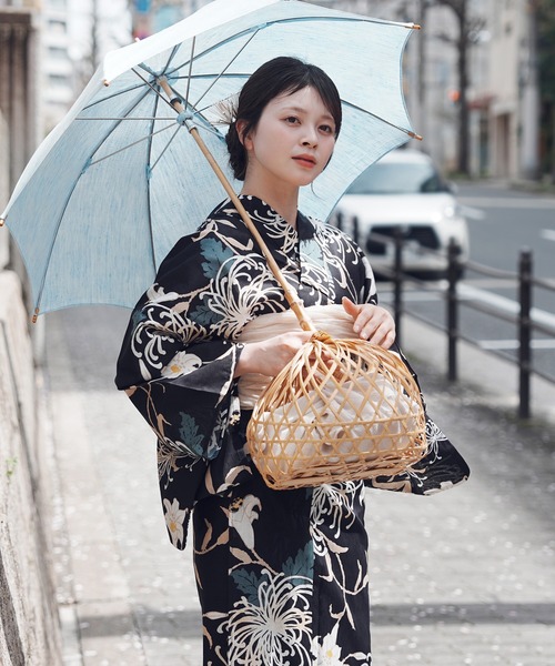 utatane(ウタタネ)の「2026新作 選べる浴衣3点セット utataneオリジナル(浴衣・レディース・ホワイト系3/ホワイト系2/ネイビー系1/グリーン系2/ブラック系2/パープル系2/パープル系1/ネイビー系7/ブラック系3/ホワイト系4/ネイビー系3/ネイビー系6/ネイビー系4/ネイビー系2/ホワイト系1/パープル系3/イエロー系1/ブラック系1/ネイビー系8/ネイビー系5・FREE)」の10枚目の写真