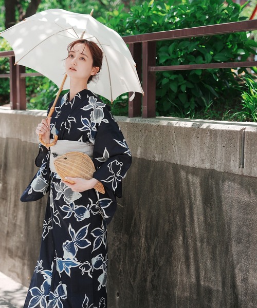 utatane(ウタタネ)の「2026新作 選べる浴衣3点セット utataneオリジナル(浴衣・レディース・ホワイト系3/ホワイト系2/ネイビー系1/グリーン系2/ブラック系2/パープル系2/パープル系1/ネイビー系7/ブラック系3/ホワイト系4/ネイビー系3/ネイビー系6/ネイビー系4/ネイビー系2/ホワイト系1/パープル系3/イエロー系1/ブラック系1/ネイビー系8/ネイビー系5・FREE)」の13枚目の写真