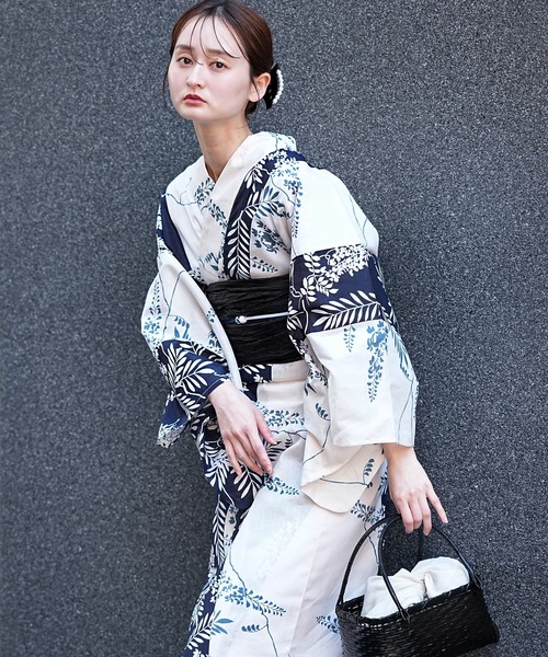 utatane(ウタタネ)の「2026新作 選べる浴衣3点セット utataneオリジナル(浴衣・レディース・ホワイト系3/ホワイト系2/ネイビー系1/グリーン系2/ブラック系2/パープル系2/パープル系1/ネイビー系7/ブラック系3/ホワイト系4/ネイビー系3/ネイビー系6/ネイビー系4/ネイビー系2/ホワイト系1/パープル系3/イエロー系1/ブラック系1/ネイビー系8/ネイビー系5・FREE)」の16枚目の写真