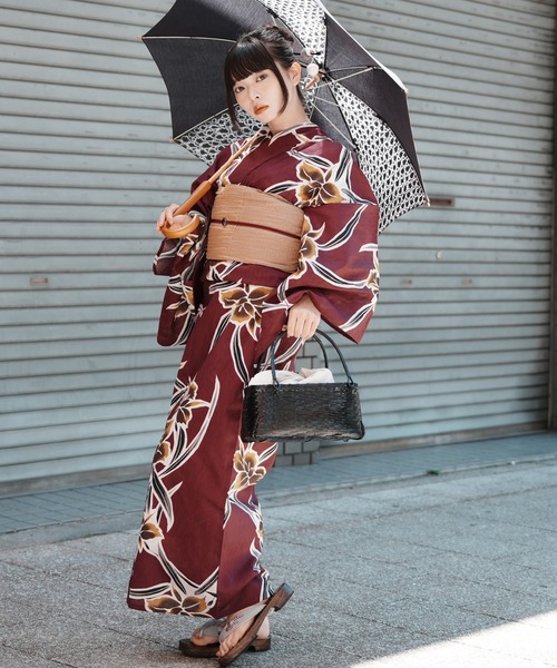 utatane(ウタタネ)の「2026新作 選べる浴衣3点セット utataneオリジナル(浴衣・レディース・ホワイト系3/ホワイト系2/ネイビー系1/グリーン系2/ブラック系2/パープル系2/パープル系1/ネイビー系7/ブラック系3/ホワイト系4/ネイビー系3/ネイビー系6/ネイビー系4/ネイビー系2/ホワイト系1/パープル系3/イエロー系1/ブラック系1/ネイビー系8/ネイビー系5・FREE)」の19枚目の写真