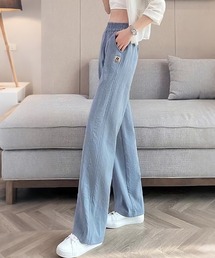 ロゴワッペンワイドパンツ
