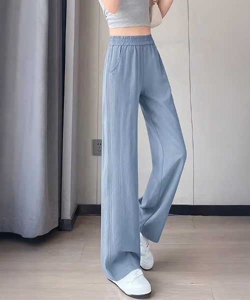 ONEP STAR(ワンピスター)の「ロゴワッペンワイドパンツ(その他パンツ・レディース・ブラック/ライトグレー/ライトブルー・MEDIUM/LARGE/X-LARGE)」の9枚目の写真