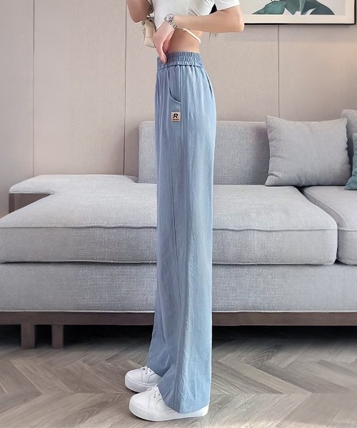 ONEP STAR(ワンピスター)の「ロゴワッペンワイドパンツ(その他パンツ・レディース・ブラック/ライトグレー/ライトブルー・MEDIUM/LARGE/X-LARGE)」の11枚目の写真