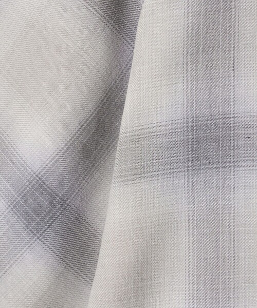 UNITED ARROWS & SONS(ユナイテッドアローズアンドサンズ)の「<UNITED ARROWS & SONS> CHECK SNAP S/SL SHIRT/ショートスリーブシャツ(シャツ/ブラウス・メンズ・ライトブルー/ライトグレー・M/XL/L/S)」の16枚目の写真