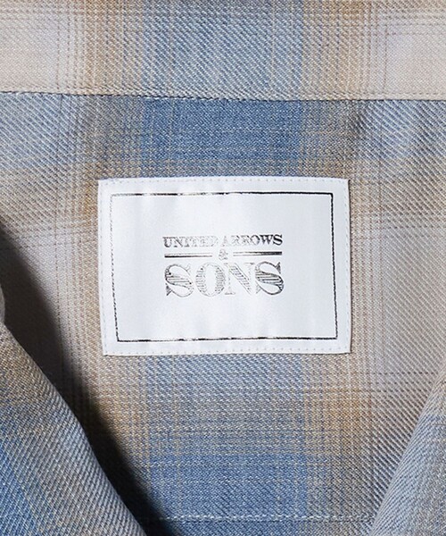UNITED ARROWS & SONS(ユナイテッドアローズアンドサンズ)の「<UNITED ARROWS & SONS> CHECK SNAP S/SL SHIRT/ショートスリーブシャツ(シャツ/ブラウス・メンズ・ライトブルー/ライトグレー・M/XL/L/S)」の17枚目の写真