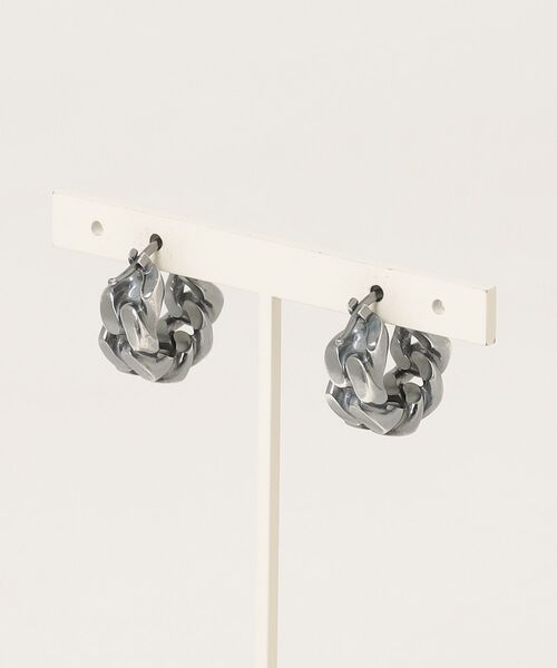 MM6 Maison Margiela(エムエムシックス メゾン マルジェラ)の「CHAIN - EARRING SM6VG0115(ネックレス・メンズ・シルバー・FREE)」の2枚目の写真