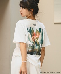 NYBG ストレリチア バックプリント TEE KINO THE KEI