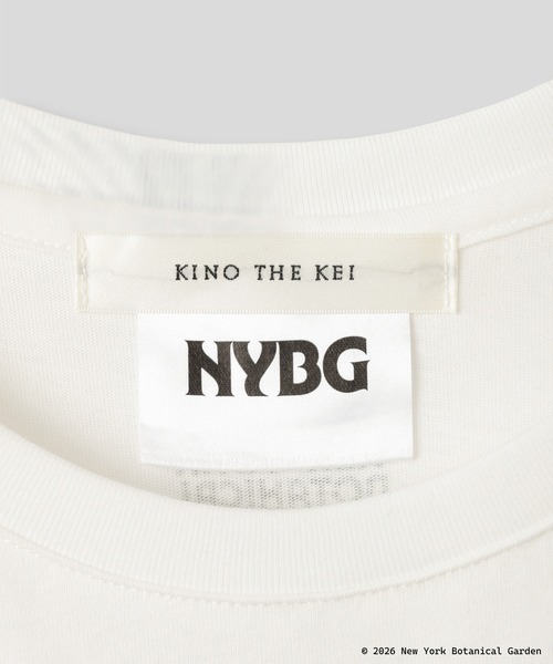 KINO THE KEI(キノザケイ)の「NYBG ストレリチア バックプリント TEE KINO THE KEI(Tシャツ/カットソー・レディース・ブラック/ライトベージュ/ホワイト・フリー)」の18枚目の写真
