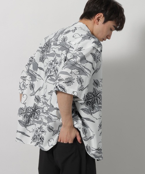 LAKOLE(ラコレ)の「アソートクジラシャツ / 670409(シャツ/ブラウス・メンズ・ホワイト/ネイビー/ブラック・MEDIUM/LARGE)」の1枚目の写真