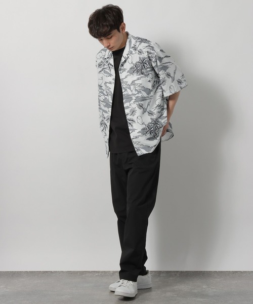 LAKOLE(ラコレ)の「アソートクジラシャツ / 670409(シャツ/ブラウス・メンズ・ホワイト/ネイビー/ブラック・MEDIUM/LARGE)」の4枚目の写真