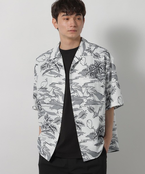 LAKOLE(ラコレ)の「アソートクジラシャツ / 670409(シャツ/ブラウス・メンズ・ホワイト/ネイビー/ブラック・MEDIUM/LARGE)」の5枚目の写真
