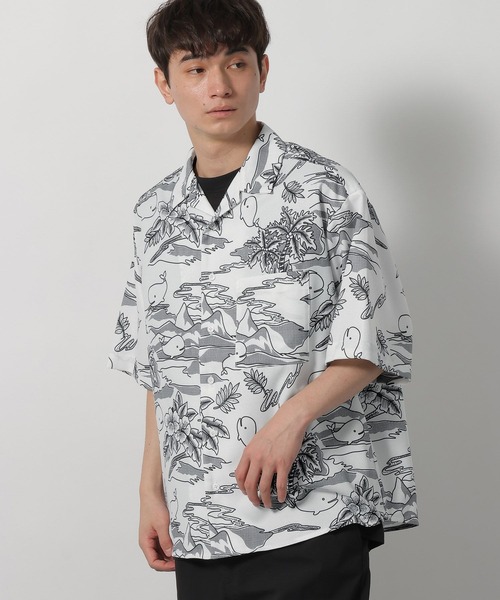 LAKOLE(ラコレ)の「アソートクジラシャツ / 670409(シャツ/ブラウス・メンズ・ホワイト/ネイビー/ブラック・MEDIUM/LARGE)」の6枚目の写真
