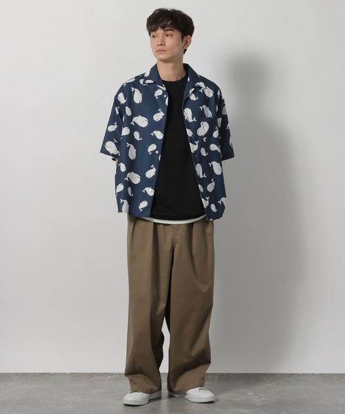 LAKOLE(ラコレ)の「アソートクジラシャツ / 670409(シャツ/ブラウス・メンズ・ホワイト/ネイビー/ブラック・MEDIUM/LARGE)」の13枚目の写真