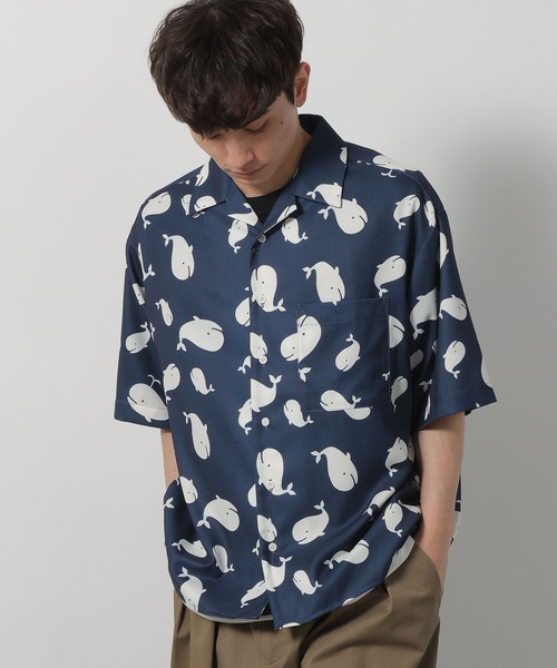 LAKOLE(ラコレ)の「アソートクジラシャツ / 670409(シャツ/ブラウス・メンズ・ホワイト/ネイビー/ブラック・MEDIUM/LARGE)」の14枚目の写真