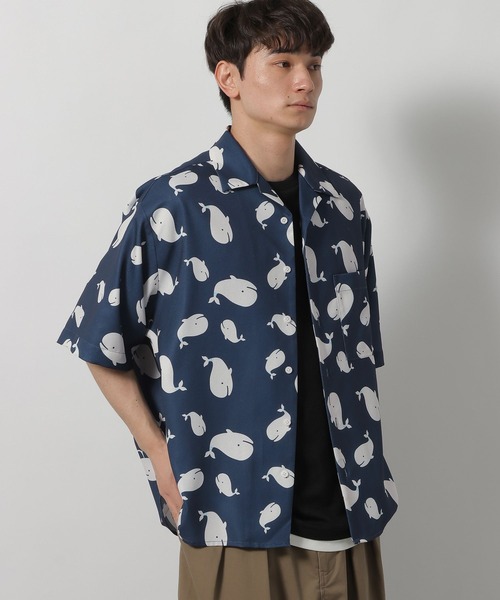 LAKOLE(ラコレ)の「アソートクジラシャツ / 670409(シャツ/ブラウス・メンズ・ホワイト/ネイビー/ブラック・MEDIUM/LARGE)」の15枚目の写真
