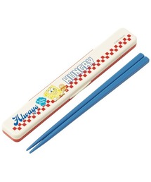 Skater（スケーター）の「おはし 箸箱セット お弁当 携帯 カトラリー 18cm ABC3（カトラリー）」