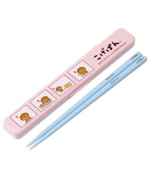 Skater（スケーター）の「おはし 箸箱セット お弁当 携帯 カトラリー 18cm ABC3（カトラリー）」