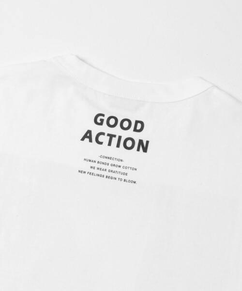 THE GOODLAND MARKET(ザグッドランドマーケット)の「ザ グッドランド マーケット BIG GRAPHIC TEE(Tシャツ/カットソー・メンズ・ブルー/オレンジ・2/1)」の8枚目の写真