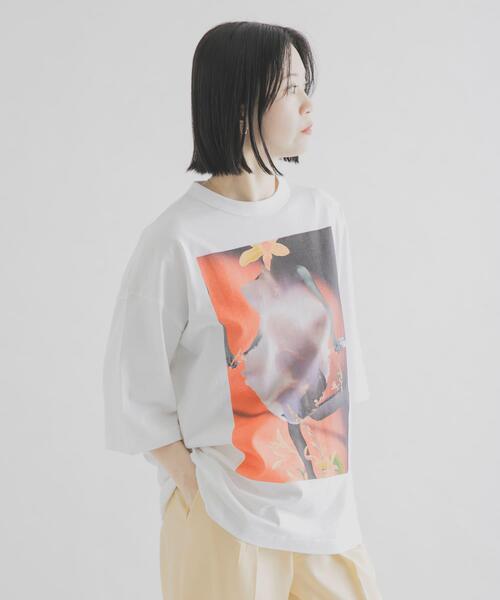 THE GOODLAND MARKET(ザグッドランドマーケット)の「ザ グッドランド マーケット BIG GRAPHIC TEE(Tシャツ/カットソー・メンズ・ブルー/オレンジ・2/1)」の11枚目の写真