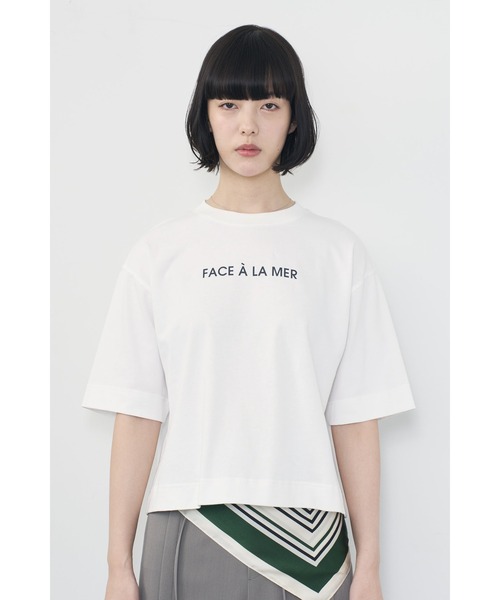 Limue（リミュ）の「ラバープリントTee（Tシャツ/カットソー・レディース・ブラック/ホワイト・FREE）」の3枚目の写真