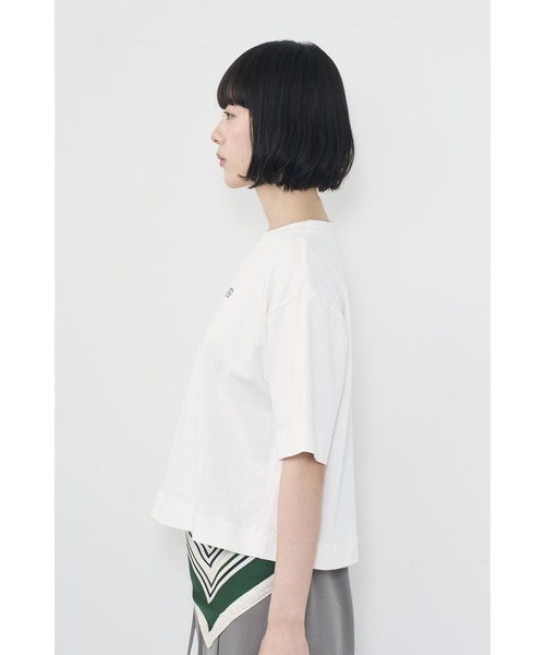 Limue（リミュ）の「ラバープリントTee（Tシャツ/カットソー・レディース・ブラック/ホワイト・FREE）」の4枚目の写真
