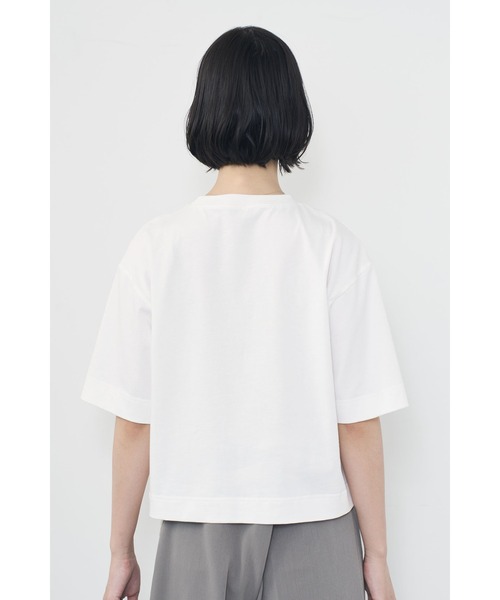 Limue（リミュ）の「ラバープリントTee（Tシャツ/カットソー・レディース・ブラック/ホワイト・FREE）」の5枚目の写真
