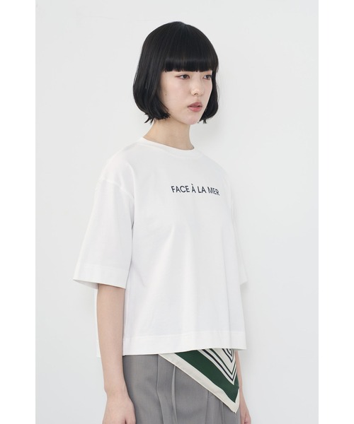 Limue（リミュ）の「ラバープリントTee（Tシャツ/カットソー・レディース・ブラック/ホワイト・FREE）」の6枚目の写真