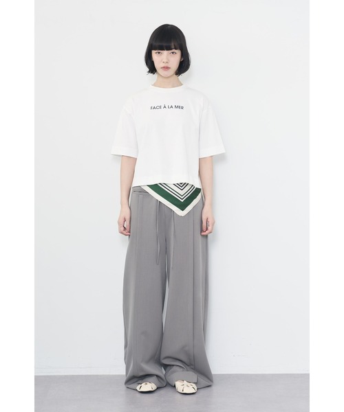Limue（リミュ）の「ラバープリントTee（Tシャツ/カットソー・レディース・ブラック/ホワイト・FREE）」の10枚目の写真
