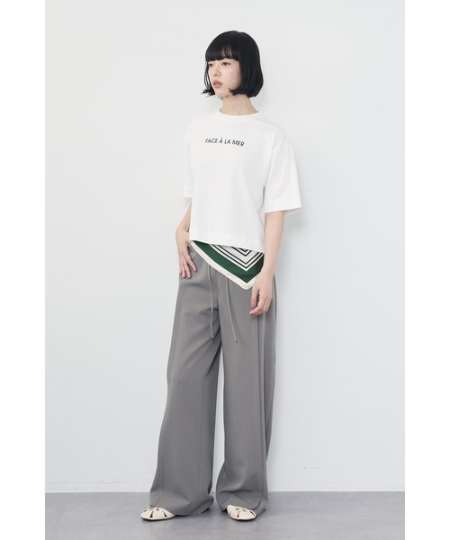 Limue（リミュ）の「ラバープリントTee（Tシャツ/カットソー・レディース・ブラック/ホワイト・FREE）」の11枚目の写真