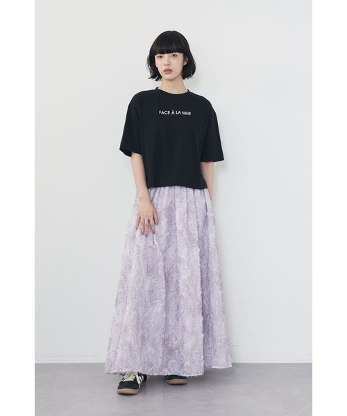 Limue（リミュ）の「ラバープリントTee（Tシャツ/カットソー・レディース・ブラック/ホワイト・FREE）」の18枚目の写真