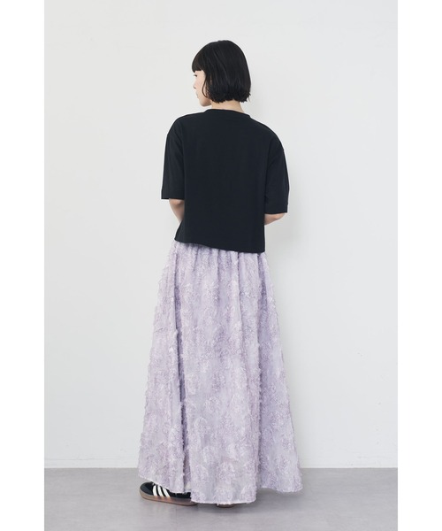 Limue（リミュ）の「ラバープリントTee（Tシャツ/カットソー・レディース・ブラック/ホワイト・FREE）」の19枚目の写真
