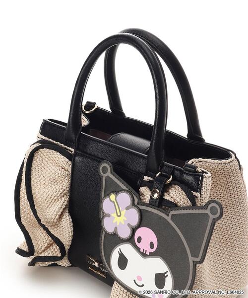 SAMANTHAVEGA（サマンサベガ）の「サンリオキャラクターズコレクション「クロミ」　フリルかごバッグ（ハンドバッグ・レディース・ブラック・FREE）」の5枚目の写真