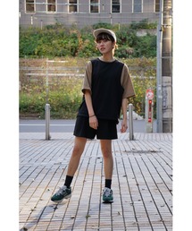 タヌキ【TANNUKI】- 半袖Tシャツ【TANNUKI Sato Running  Bibs Black 122TA28】