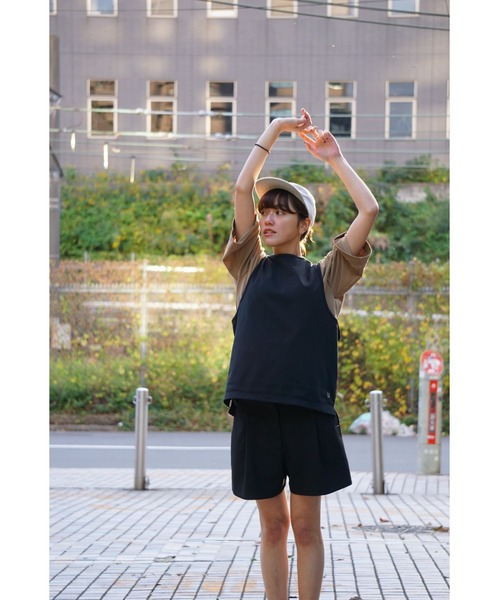 Lafayette(ラファイエット)の「タヌキ【TANNUKI】- 半袖Tシャツ【TANNUKI Sato Running Bibs Black 122TA28】(タンクトップ・メンズ・ブラック・L/S)」の3枚目の写真