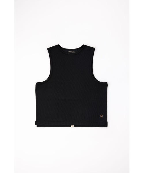 Lafayette(ラファイエット)の「タヌキ【TANNUKI】- 半袖Tシャツ【TANNUKI Sato Running Bibs Black 122TA28】(タンクトップ・メンズ・ブラック・L/S)」の2枚目の写真