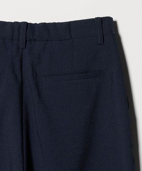 A DAY IN THE LIFE UNITED ARROWS（アデイインザライフユナイテッドアローズ）の「サッカー タックワイドパンツ ‐セットアップ対応・マシンウォッシャブル‐＜A DAY IN THE LIFE＞（その他パンツ・レディース・ベージュ/ネイビー/ブラック・38/36）」の20枚目の写真