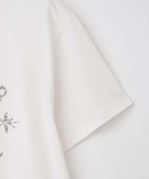 Millo Archive（ミロ アーカイブ）の「ギャザー フレーム Tシャツ [ホワイト]（Tシャツ/カットソー・メンズ・その他・MEDIUM/LARGE/X-LARGE）」の4枚目の写真