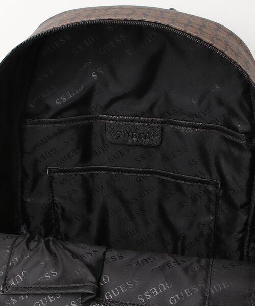 Guess(ゲス)の「TURI Backpack バックパック リュック(バックパック/リュック・メンズ・ダークグレー/ダークブラウン・ONE SIZE)」の4枚目の写真