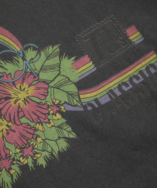 Ocean Pacific(オーシャンパシフィック)の「Ocean Pacific/オーシャンパシフィック FREAK'S STORE for BEACH & FES 別注 HERITAGE TEE RAINBOW/ヘリテージTシャツ レインボー(Tシャツ/カットソー・メンズ・ナチュラル/ブラック/パープル・MEDIUM/LARGE)」の17枚目の写真
