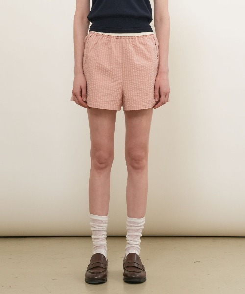 GENERAL IDEA(ジェネラルアイデア)の「【GENERAL IDEA】コンフィバンディングショーツ / COMFY BANDING SHORTS(その他パンツ・レディース・ダークネイビー/レッド/ピンク/ブラック・L/S/M)」の15枚目の写真