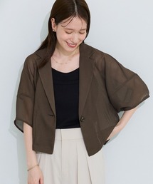 ハート刺繍入り テーラードジャケット TINA：JOJUN（テーラード