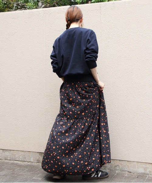 THE SHINZONE(ザ シンゾーン)の「THE SHINZONE/シンゾーン タイニーブロッサムプリントスカート TINY BLOSSOM PRINTED SKIRT 26AMSSK01(スカート・レディース・ブラック・M)」の9枚目の写真