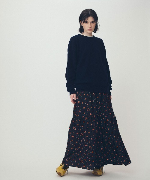 THE SHINZONE(ザ シンゾーン)の「THE SHINZONE/シンゾーン タイニーブロッサムプリントスカート TINY BLOSSOM PRINTED SKIRT 26AMSSK01(スカート・レディース・ブラック・M)」の10枚目の写真