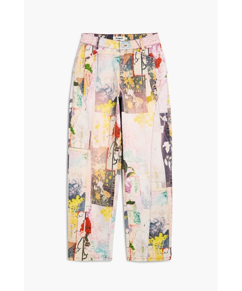 Desigual(デシグアル)の「オールオーバープリントデニムパンツ【2026-2027年秋冬新作】(デニムパンツ・レディース・マルチ・34/36/38/40/42)」の1枚目の写真