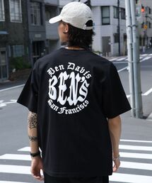 【BEN DAVIS(ベンデイビス)】 OLD CIRCLE TEE / Tシャツ 半袖 クルーネック 刺繍 ワンポイント ユニセックス オーバーサイズ